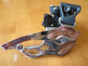 SRAM X7 X-7 Front Derailleur 2 x 10 Dual Pull Band Clamp 35mm High Mount - Picture 1 of 4