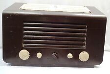 VINTAGE TUBE RADIO HIS MASTER VOICE WOODEN CABINET MADE IN ENGLAND COLLECTIBLES