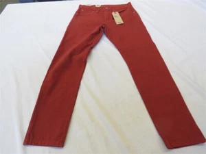 Jeans Levis 512 Rosso Slim Taper Elasticizzato - Foto 1 di 5