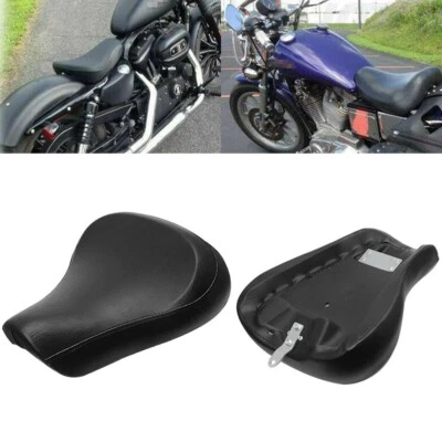 Front Driver Rider Solo Seat For Harley Sportster 883 1200 Forty Eight 1983-2003 - Image 1 of 4