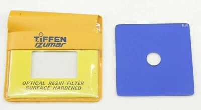 Tiffen iZumar - 2 5/8" Optical Resin Blue Center Spot Filter - Fair Glass -C1145 - Image 1 of 2