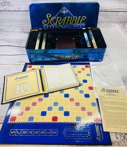 2000 Scrabble Collectors Edition blaue Dose goldfarben KOMPLETTSATZ - Bild 1 von 8