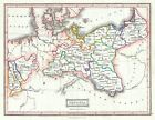 1845 Ewing Karte von Preußen