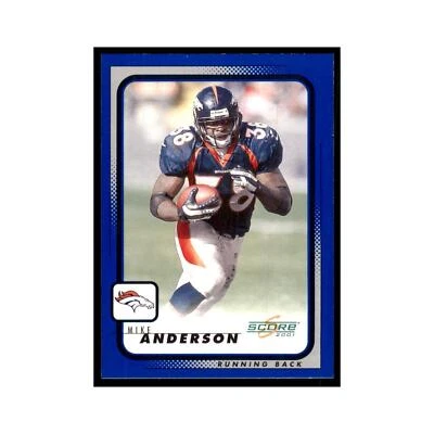Mike Anderson 2001 Score #64 Football Cards Football Card NM - Image 1 of 3