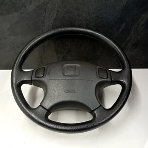 OEM Honda Civic Steering Wheel – EK4 EJ9 EK3 – With A!r bag – Used - Picture 1 of 9