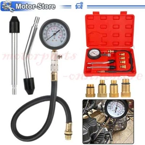 Engine Cylinder Compression Gauge Tester Kit Gas Engine Diagnostic Testing Tool - Picture 1 of 12