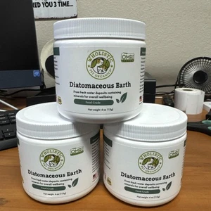 3 Diatomaceous Earth 4oz Food Grade Powder Mineral support for DOG & Cat - Picture 1 of 1