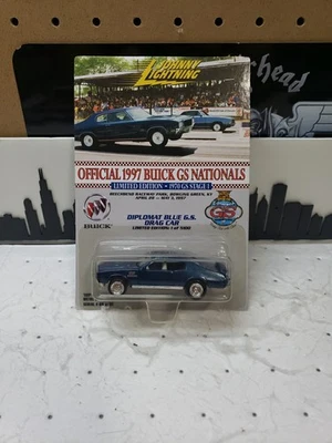 Johnny Lightning 1970 Buick GS Stage 1 Official 1997 Buick GS Nationals In Blue  - Image 1 of 2
