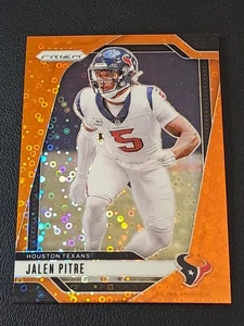 Jalen Pitre Orange Disco Prizm 2024 Panini Prizm #118 Houston Texans Football - Picture 1 of 2