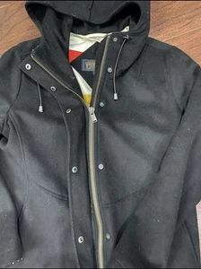 Pendleton Women's Black Wool Striped Interior Toggle Jacket Coat Size XXL - Picture 1 of 7