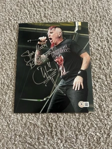 CHAD GRAY signed Autogramm 8x10 Foto MUDVAYNE HELLYEAH ON STAGE BAS BECKETT - Bild 1 von 1