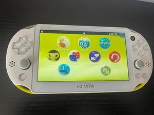 Sony Playstation PS Vita Slim 2000 Lime Green Console VGC Grade A - Picture 1 of 13