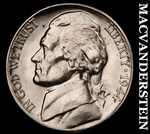 1944-D Jefferson Nickel - Choice Gem Brilliant Uncirculated  Lustrous  #F8974 - Picture 1 of 2