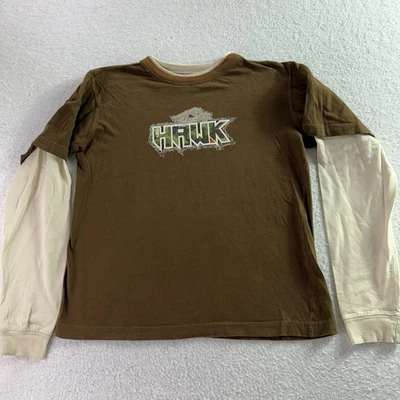 Camisa Pullover Térmica De Colección Tony Hawk Juvenil L 14-16 Marrón Patinador Manga Larga Foto 1 de 4