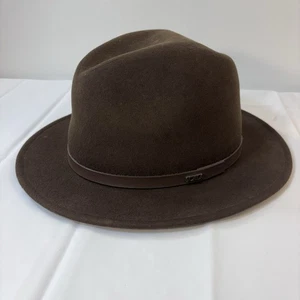 Scala Outback Hat Stockman Dorfman Pacific Brown. Line On Hat Flaw Read. - Picture 1 of 15