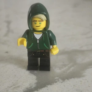 Genuine LEGO Lloyd Minifigure Green Hoodie Green Pants Ninjago Movie - Picture 1 of 5