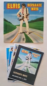 Elvis Presley "Separate Ways"SEALED 1972 LP CAS-2611 W/Souvenir Poster & EXTRAS - Picture 1 of 11