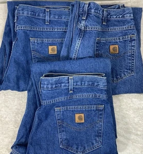 Carhartt Loose Fit Work Jeans B167DST 38x30 Lot of 3 - Picture 1 of 8