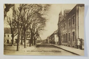 NEUI BRISACH ~ (Alsacia) Rue de Strasbourg et la Poste - Postal sin publicar - FRANCIA - Imagen 1 de 12