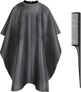NICEMOVIC Hair Cutting Cape with Hair Combs, Barber Cape, Professional Barber Ac - Picture 1 of 12