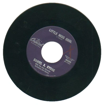 DANIEL A STONE 45 RPM Record LITTLE MISS COOL / IT MUST BE RAINING Teen Pop Soul - Image 1 of 2