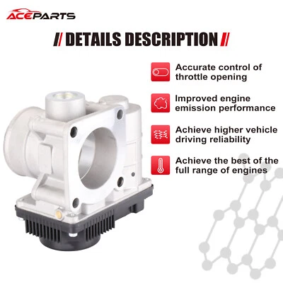 Para 2002 2003 2004 2005 2006 Nissan Sentra 1.8L corpo do acelerador com sensor - Imagem 1 de 4