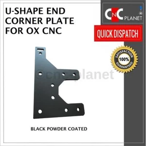 U-Shaped Corner Joiner End Plate for V-slot Aluminium Extrusion OX CNC Router - Picture 1 of 3