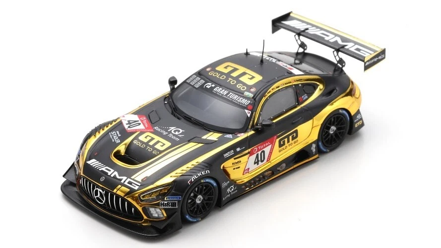 Spark Model SG759 MERCEDES GT3 N.40 10th 24 H NURBURGRING 2021 HEYER-JAGER-Y.BAU - Immagine 1 di 1