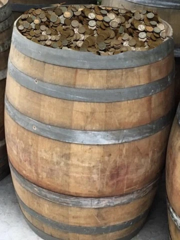 1909-1939 KENTUCKY WHISKEY BARREL HOARD - BAGS OF WHEATS WITH STEEL CENTS Cover