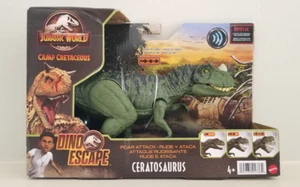 Figura Jurassic World Camp Cretácico Dino Escape Roar Attack Ceratosaurios NUEVA 4+ - Imagen 1 de 2