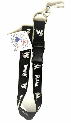 Miami Marlins RETRO LOGO MLB Keychain Lanyard Keychain Cover