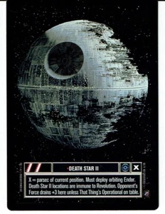 STAR WARS CCG DEATH STAR II RARE CARD DEATH STAR II ex - Picture 1 of 1