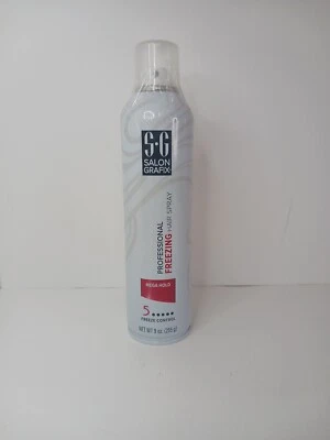 Nuevo spray para el cabello congelador Salon Grafix Professional Mega Hold unisex 9 oz Foto 1 de 3