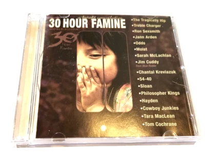 VARIOUS- 30 HOUR FAMINE : A BENEFIT COMPILATION ( NETTWERK 1998 CD) - Image 1 of 2