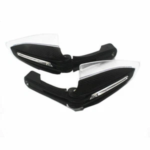 Motorcycle Universal LED Turn Signal Light Brush Bar Handguard Hand Guard Custom - Picture 1 of 8