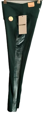 Victoria's Secret PINK COZY HW Legging Fleece Lined Velvet Trim 7/8 Ankle XS NWT - Image 1 of 4