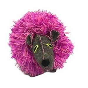 Twoolies - Stuffed Colorful Wool Animal - Porcupine - Medium - 8" Long - Picture 1 of 2