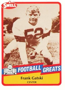 1989 SWELL Frank Gatski BROWNS LIONS Auburn HOF - Picture 1 of 1