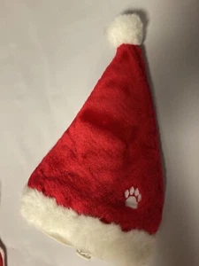Santa Claus Dog Red Hat  - Picture 1 of 4