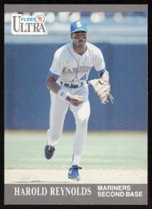 1991 Fleer Ultra #343 Harold Reynolds Seattle Mariners - Picture 1 of 2