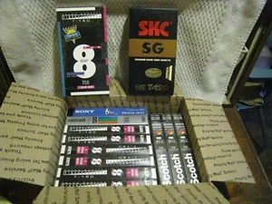 3M Scotch T-120 & Quality T-160 vintage SEALED NEW VHS tapes Packs (BUY 12) SONY - Picture 1 of 7