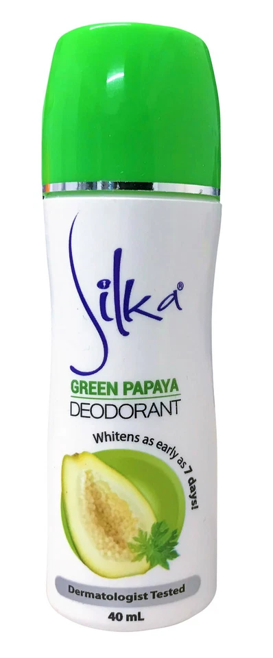 Silka Green Papaya Lightening & Brightening Roll-On 40ml