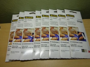 Scotch Envelope Package Sealing Tape Strips, 2" x 6" Clear 50 Pack 3750-P New - Picture 1 of 2