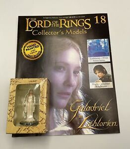 Eaglemoss Lord Of The Rings Lead Figure & Magazine #18 Galadriel At Lothlorien