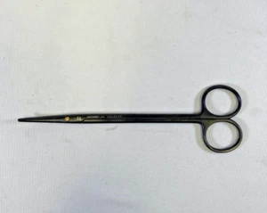 Symmetry SSI Codman 224.33.68 Metzenbaum Ceramic-Coated Black Curved Scissors 7" - Picture 1 of 7