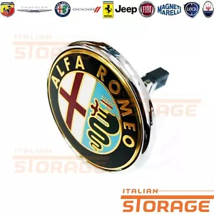 ALFA ROMEO 159 MITO GIULIETTA LOGO FREGIO PUSCH PULSANTE POSTERIORE ORO 50531454 - Imagen 1 de 1
