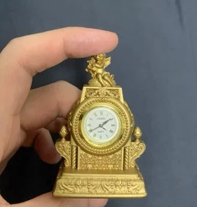 Handmade 1/6 Scale Table Clock/Vintique Clock for Dollhouse - Picture 1 of 4