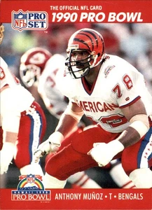 Anthony Munoz 1990 Pro Set FACT Cincinnati #361 Bengals FREE SHIP AutographDen - Picture 1 of 2