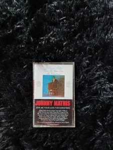 Johnny Mathis Give Me Your Love For Christmas Cassette - Picture 1 of 2