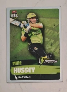 Mike Hussey Tap N Play T20 Silver Insert Trade Cricket Card - Picture 1 of 1